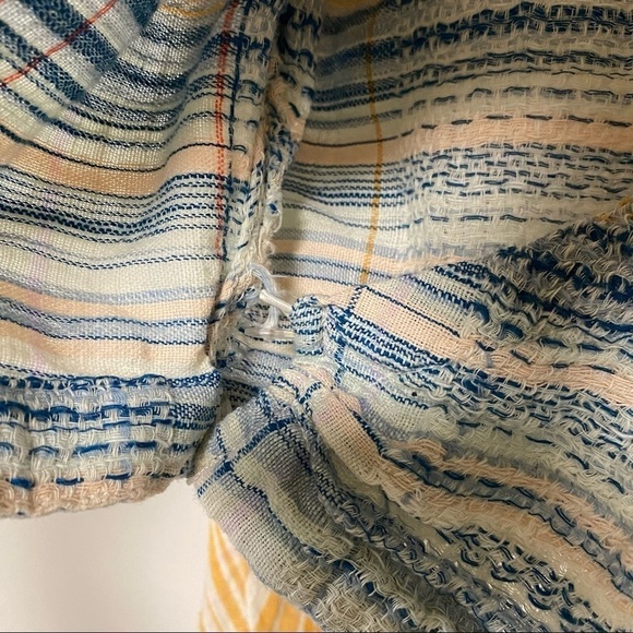 Free People Blouse Womens Small multicolor We the Free Maldives Cropped Wrap Top - Picture 4 of 9